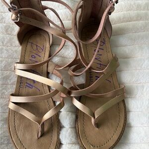 Blowfish Women's Rose Gold Sandals